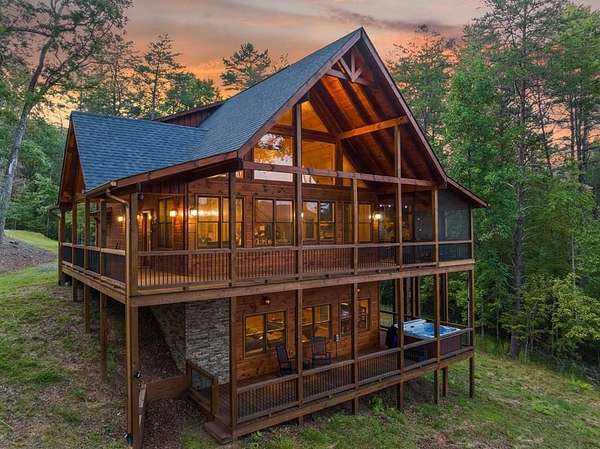 9.9 Acres of Residential Land with Home for Sale in Blue Ridge, Georgia