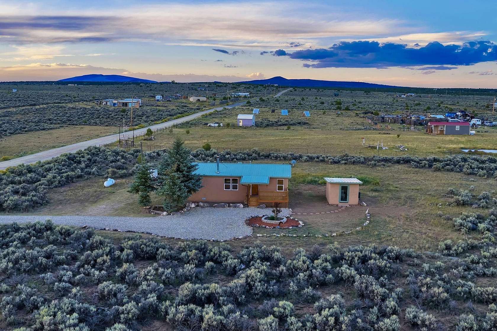 2 Acres of Residential Land with Home for Sale in Tres Piedras, New Mexico