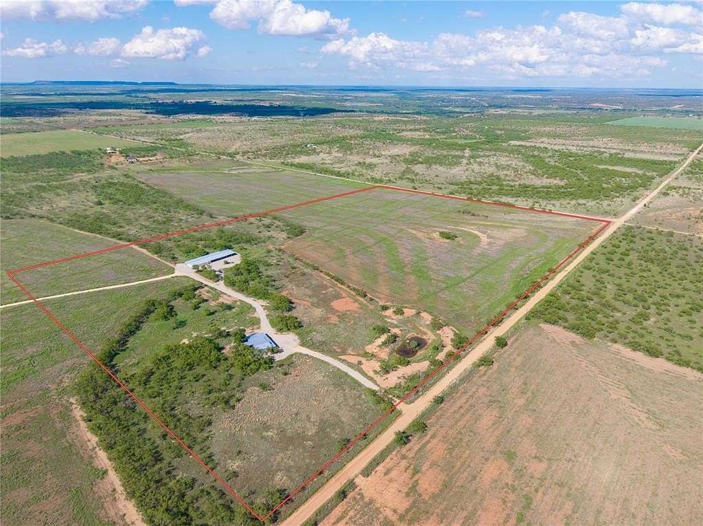 45 Acres of Land with Home for Sale in Santa Anna, Texas