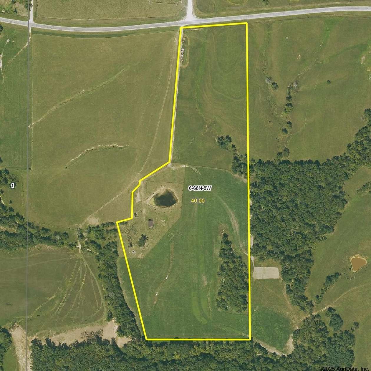 40 Acres of Agricultural Land for Sale in Bonaparte, Iowa