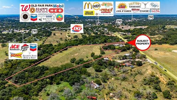 10.5 Acres of Land for Sale in Fredericksburg, Texas