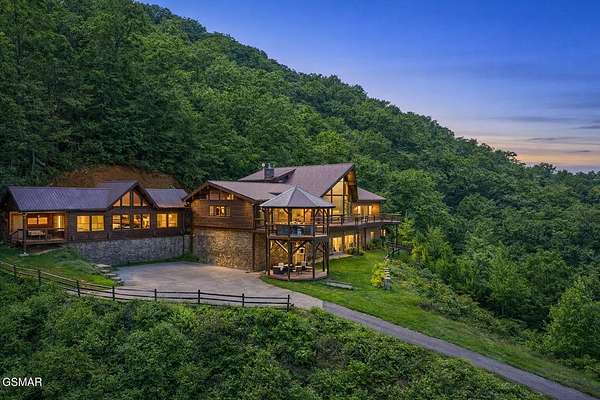 3.66 Acres of Residential Land with Home for Sale in Sevierville, Tennessee