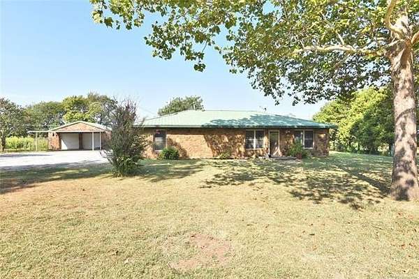 2 Acres of Residential Land with Home for Sale in Collinsville, Oklahoma