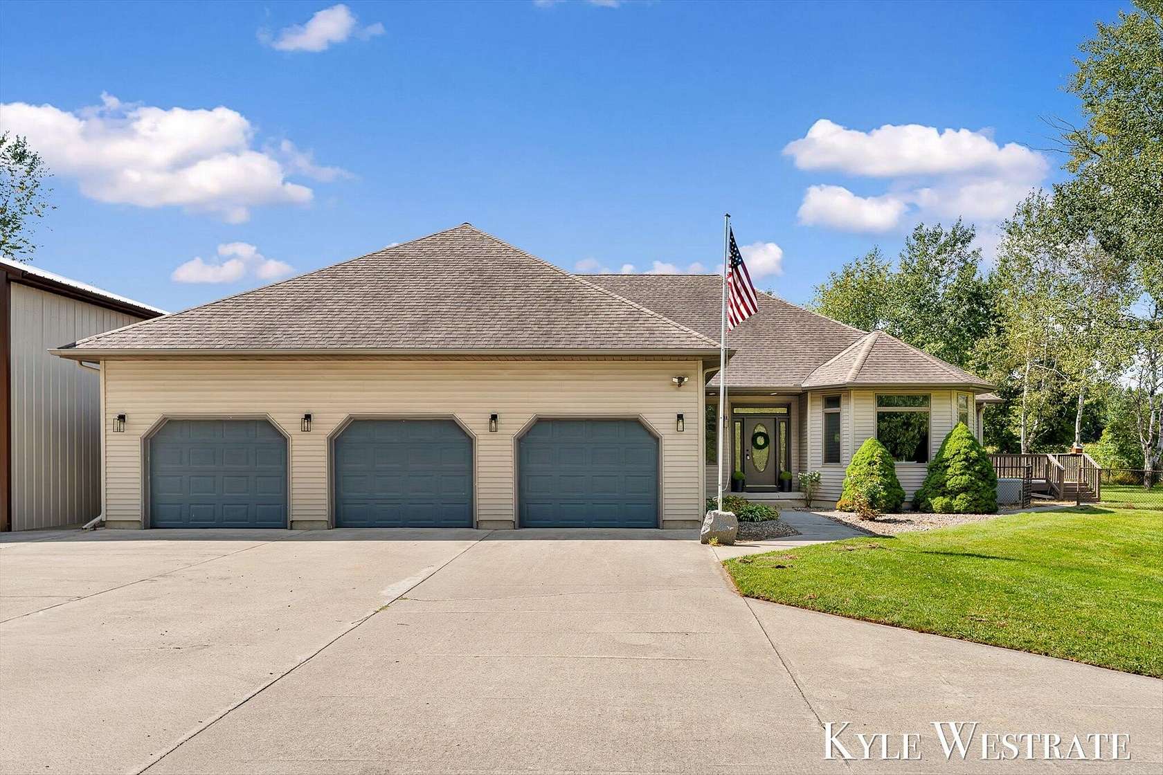 8.8 Acres of Residential Land with Home for Sale in Belding, Michigan