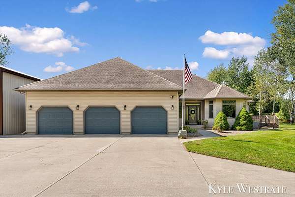 8.8 Acres of Residential Land with Home for Sale in Belding, Michigan