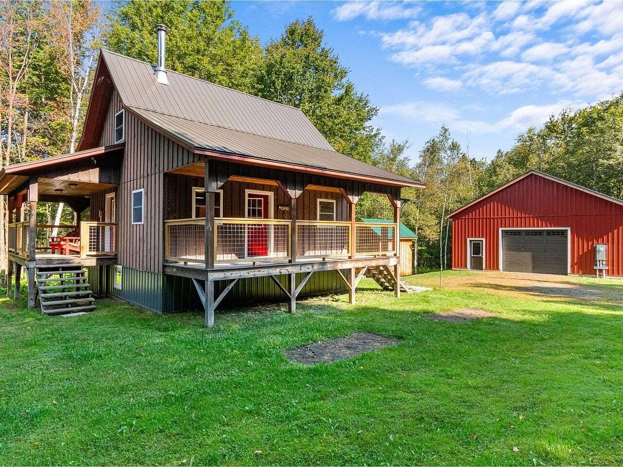 63.8 Acres of Recreational Land with Home for Sale in Enosburgh Town, Vermont