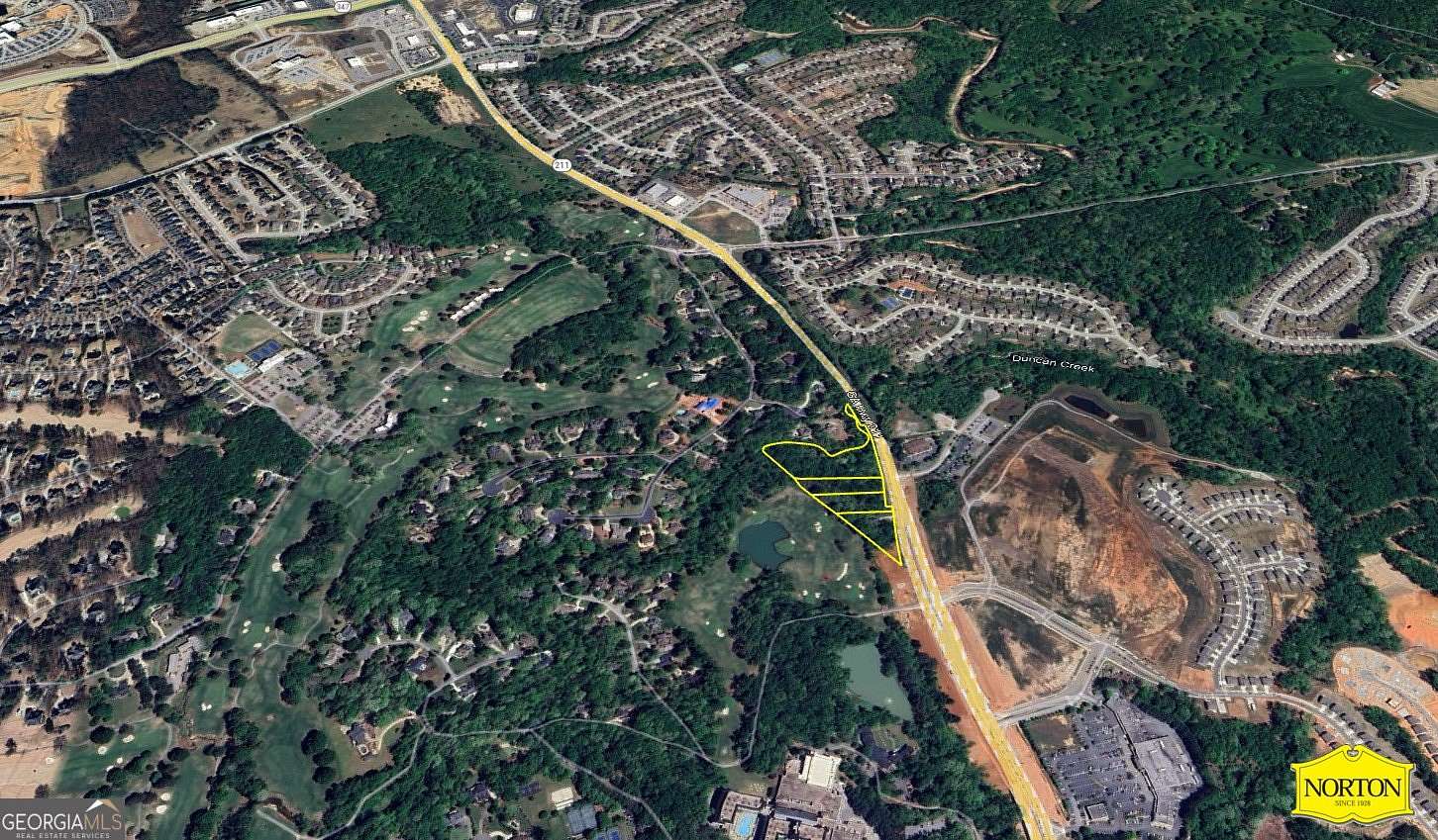 6.5 Acres of Improved Mixed-Use Land for Sale in Braselton, Georgia