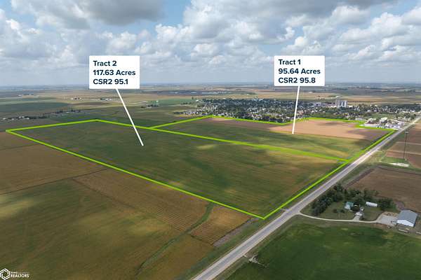 117 Acres of Agricultural Land for Auction in Dysart, Iowa