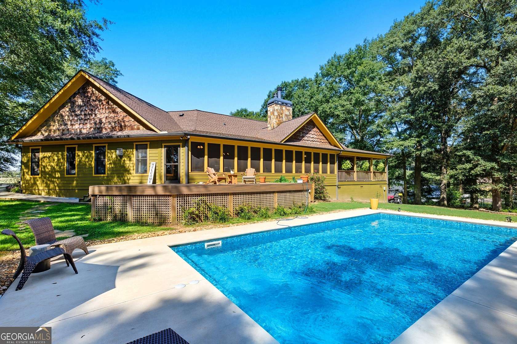 14 Acres of Land with Home for Sale in Lavonia, Georgia