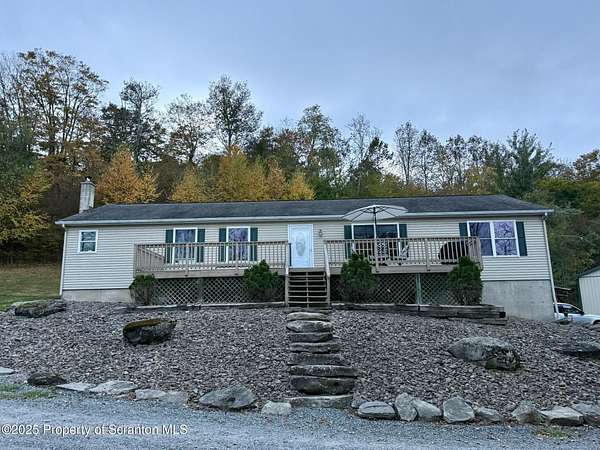 10.8 Acres of Recreational Land with Home for Sale in Pleasant Mount, Pennsylvania