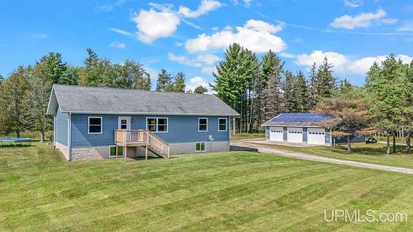 10 Acres of Land with Home for Sale in Rapid River, Michigan