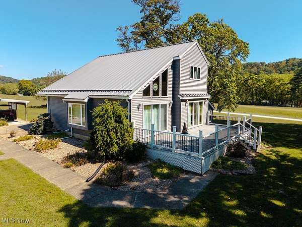 7.44 Acres of Land with Home for Sale in Stockport, Ohio