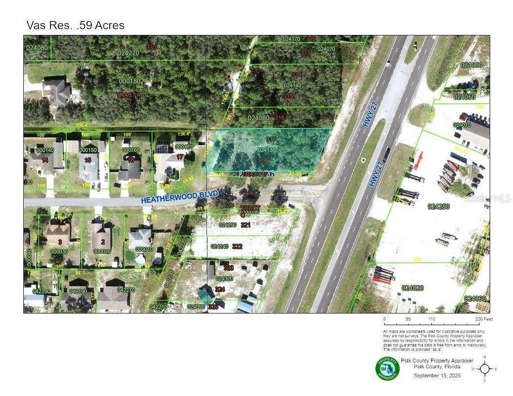0.59 Acres of Residential Land for Sale in Lake Wales, Florida