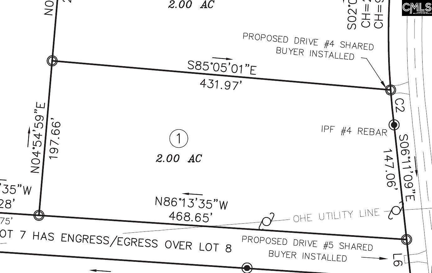 2 Acres of Residential Land for Sale in Leesville, South Carolina