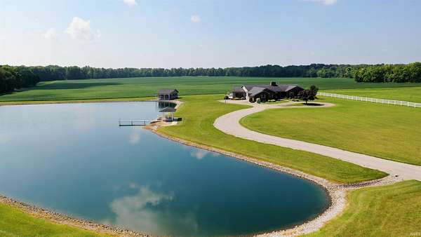 7 Acres of Residential Land with Home for Auction in Woodburn, Indiana