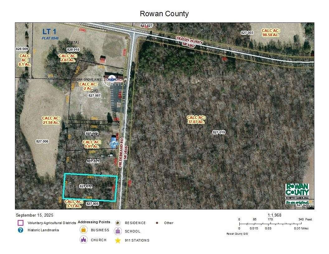 0.91 Acres of Residential Land for Sale in Salisbury, North Carolina