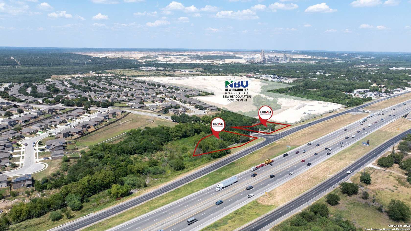 3.1 Acres of Commercial Land for Sale in New Braunfels, Texas