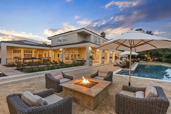 2 Acres of Residential Land with Home for Sale in Rancho Santa Fe, California