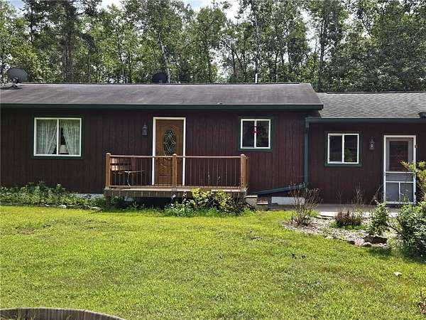 5 Acres of Residential Land with Home for Sale in Trego, Wisconsin