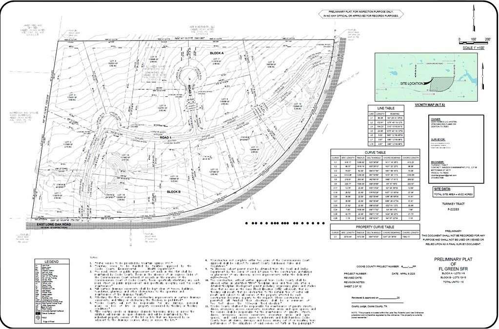 49 Acres of Land for Sale in Valley View, Texas