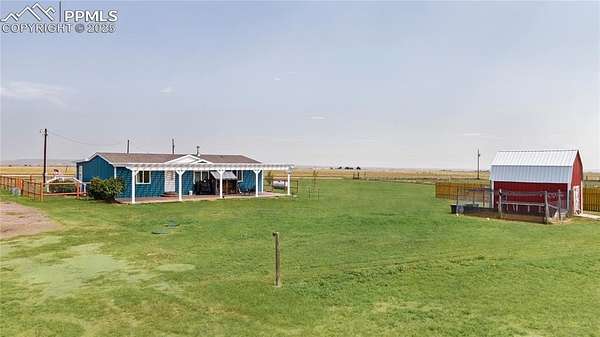 35 Acres of Agricultural Land with Home for Sale in Calhan, Colorado