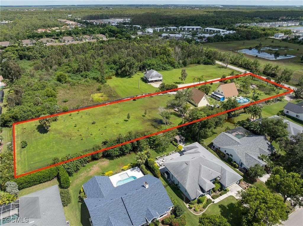 2 Acres of Residential Land with Home for Sale in Fort Myers, Florida