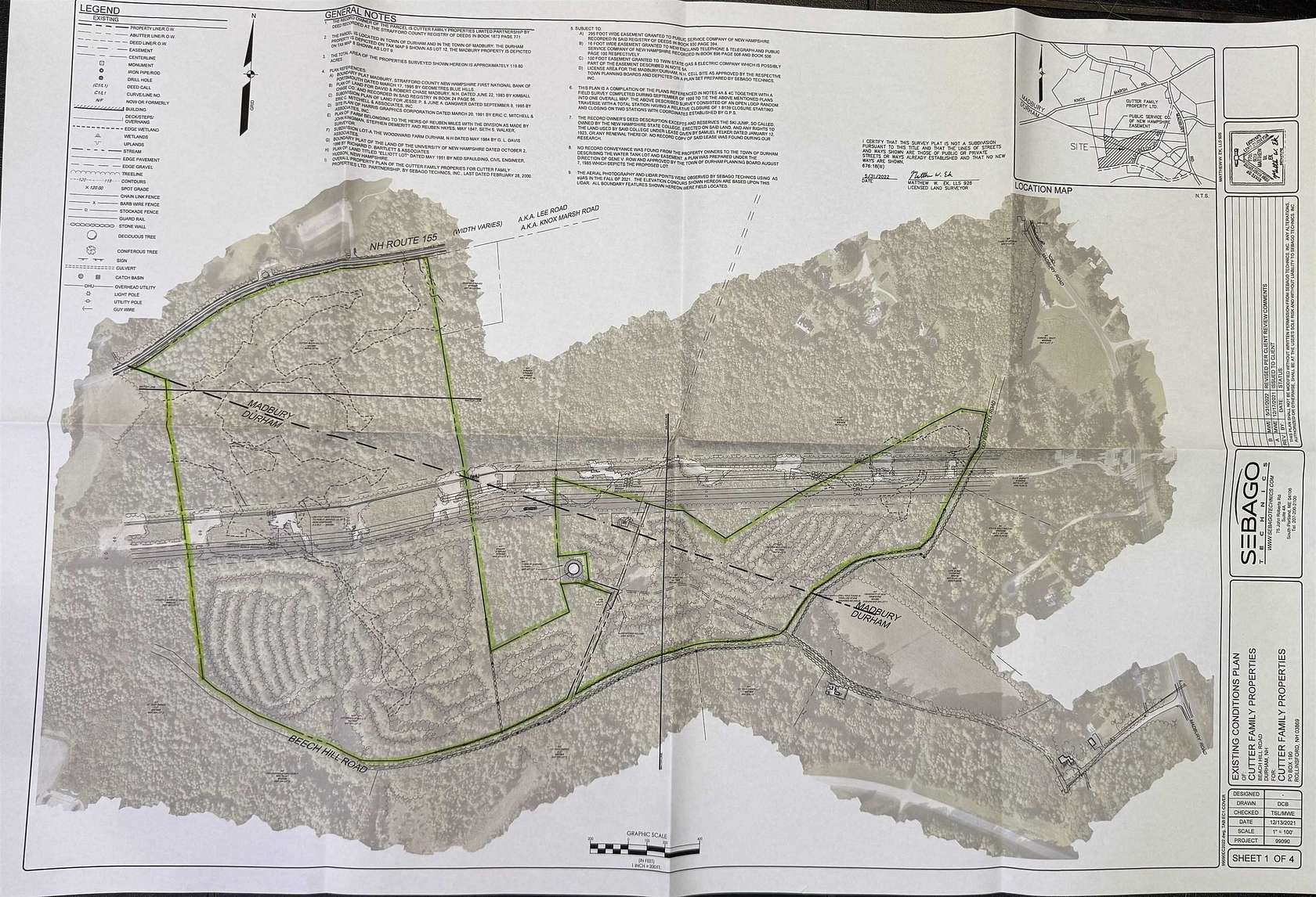 116 Acres of Recreational Land for Sale in Durham, New Hampshire