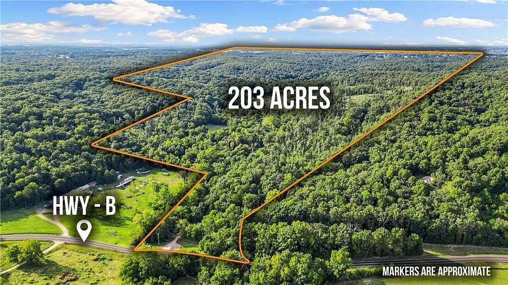 203 Acres of Land with Home for Sale in Goodman, Missouri