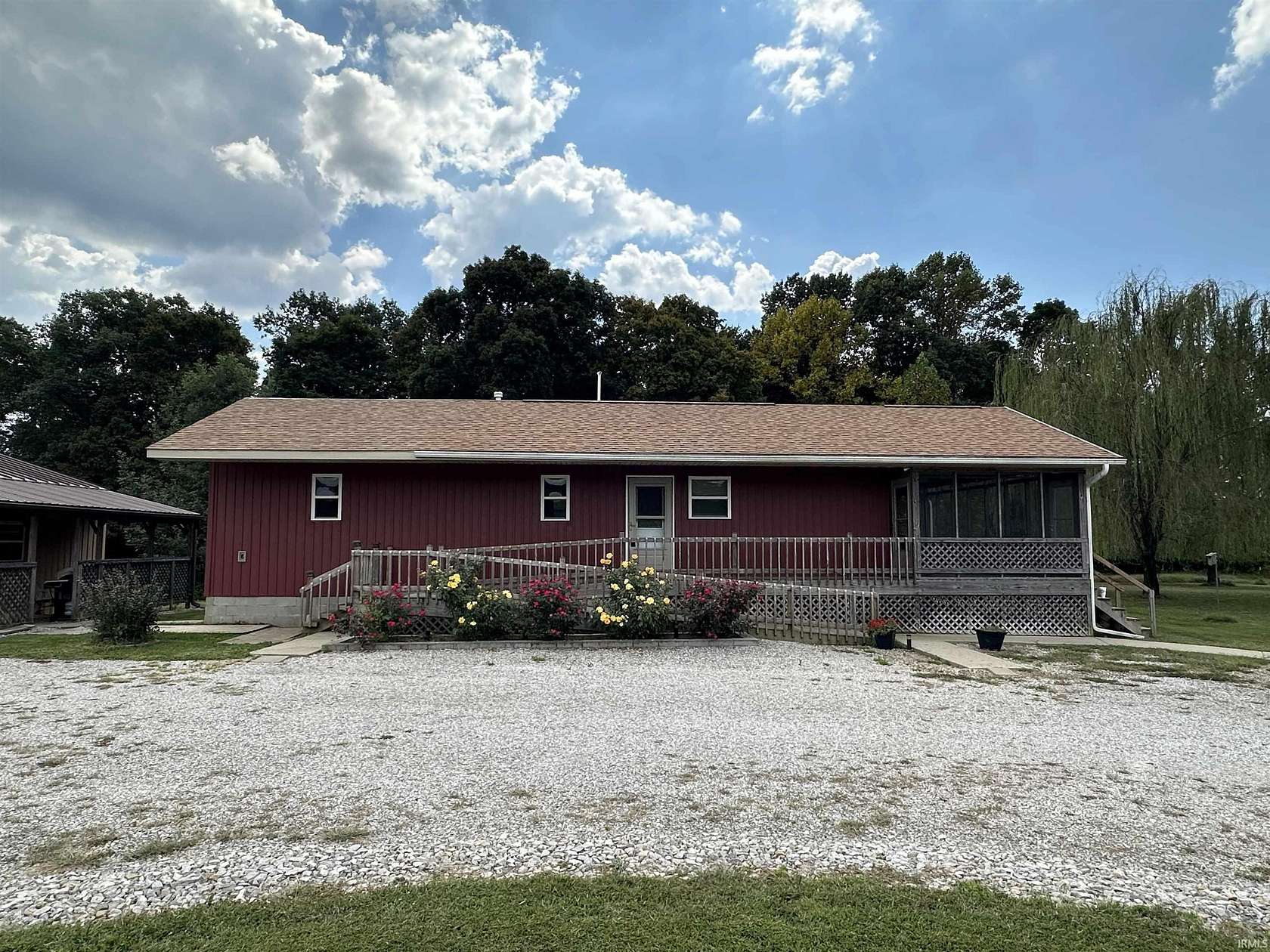 2 Acres of Residential Land with Home for Sale in French Lick, Indiana