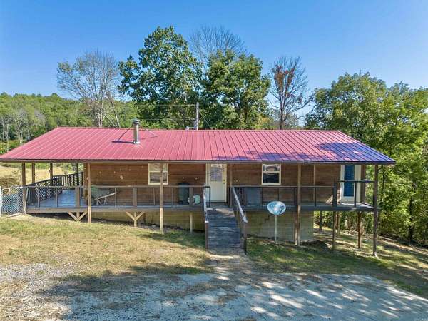 78.8 Acres of Land with Home for Sale in Marshall, Arkansas