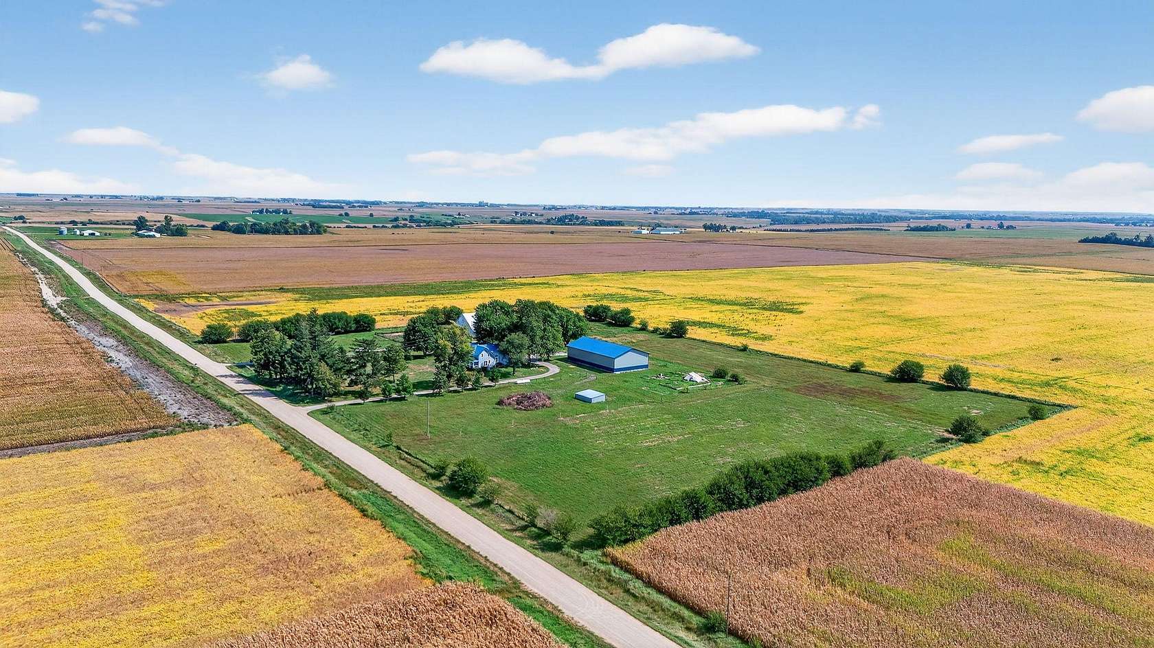 9.5 Acres of Land with Home for Sale in Madrid, Iowa