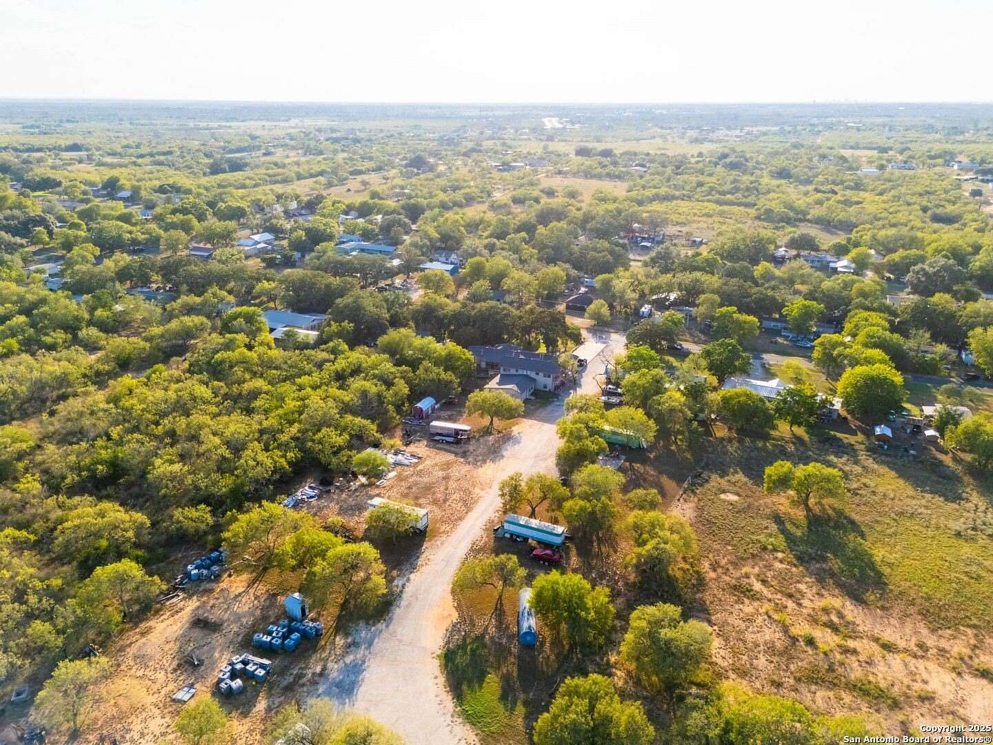 18.5 Acres of Improved Mixed-Use Land for Sale in Adkins, Texas