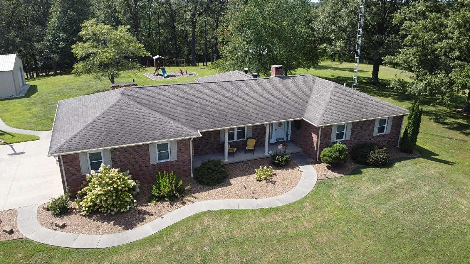 7 Acres of Residential Land with Home for Sale in Huntingburg, Indiana