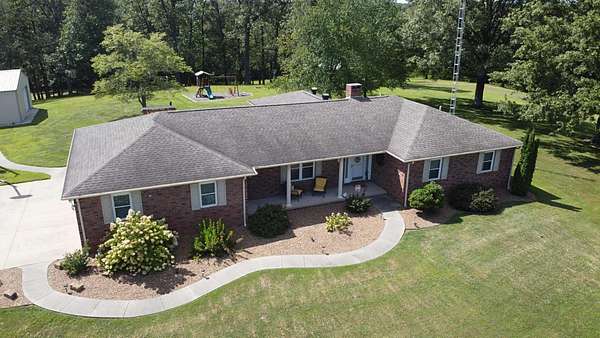 7 Acres of Residential Land with Home for Sale in Huntingburg, Indiana