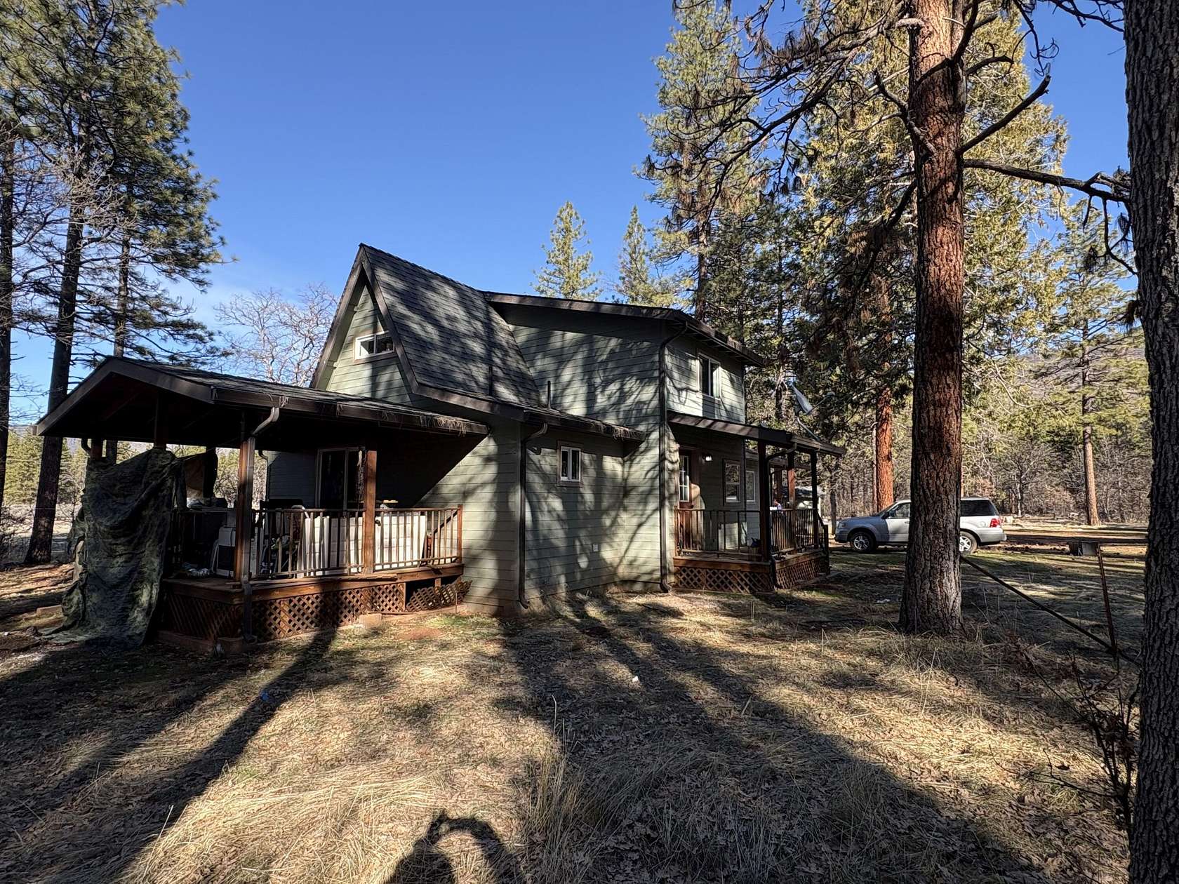10 Acres of Recreational Land with Home for Sale in McArthur, California