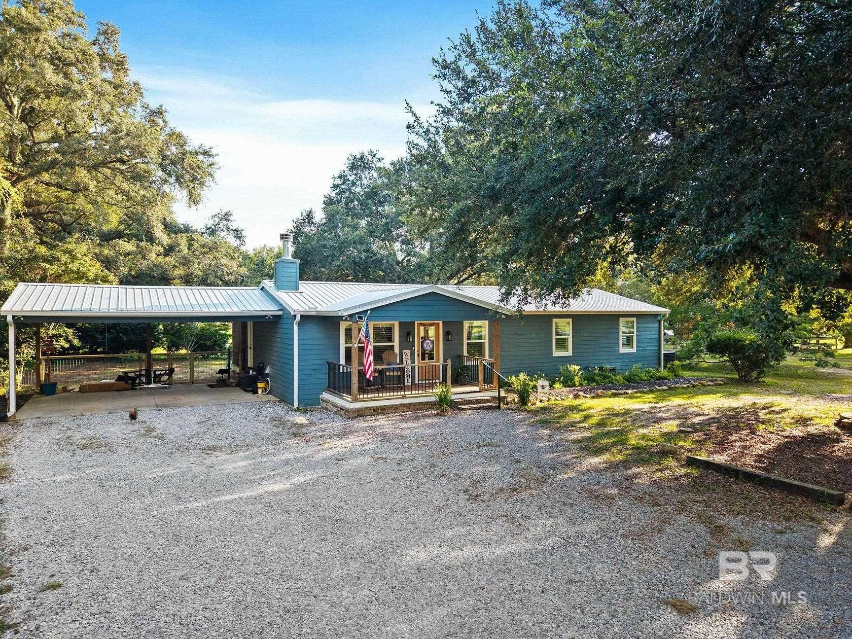 2.23 Acres of Residential Land with Home for Sale in Summerdale, Alabama