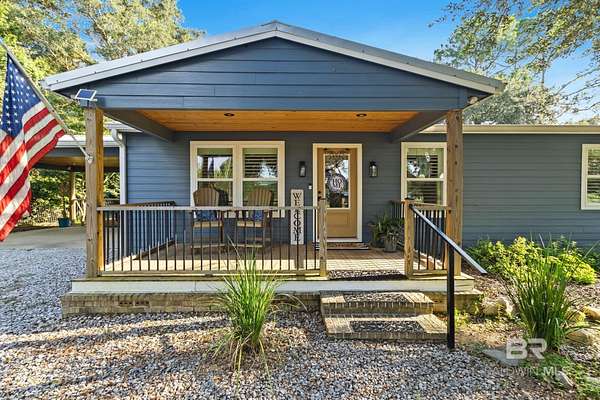 2.23 Acres of Residential Land with Home for Sale in Summerdale, Alabama