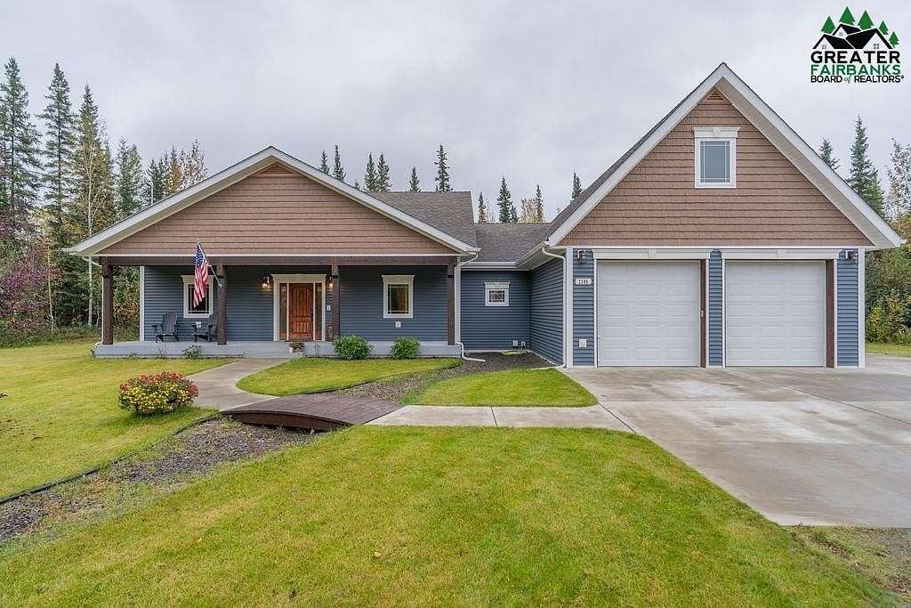 2.2 Acres of Residential Land with Home for Sale in North Pole, Alaska