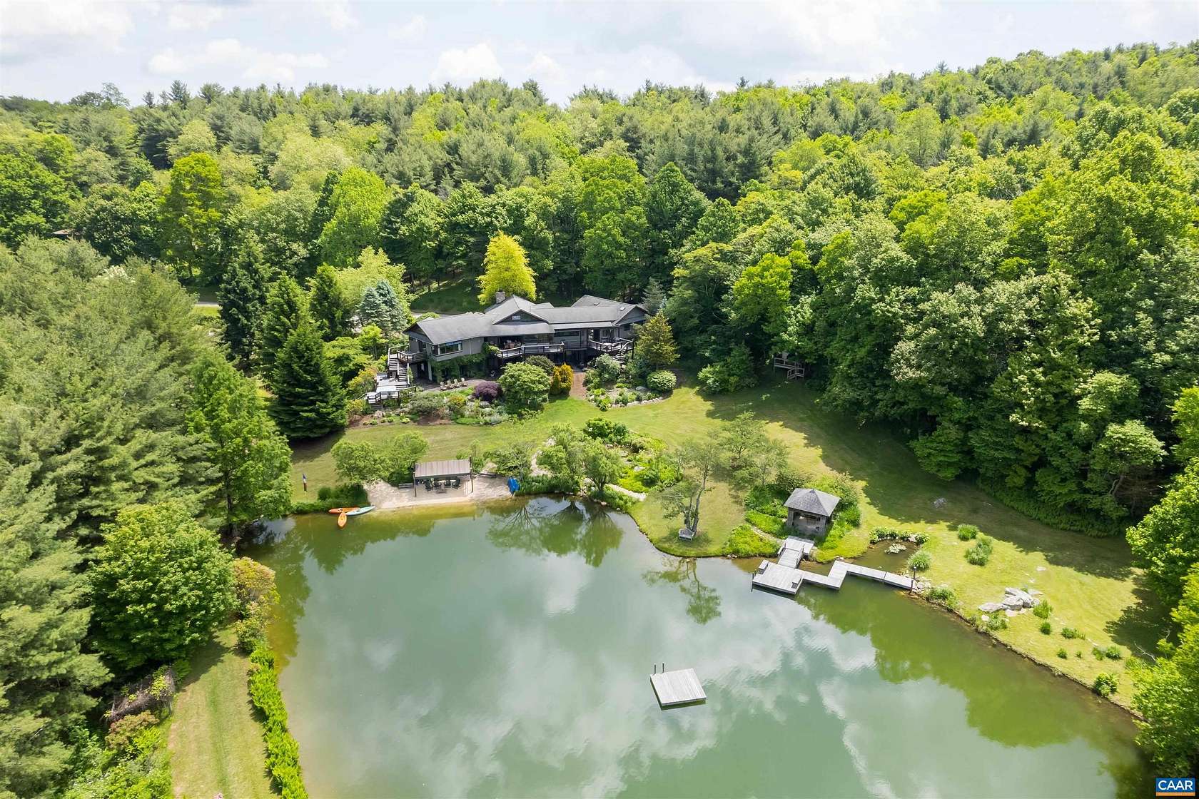 29.6 Acres of Recreational Land with Home for Sale in Floyd, Virginia