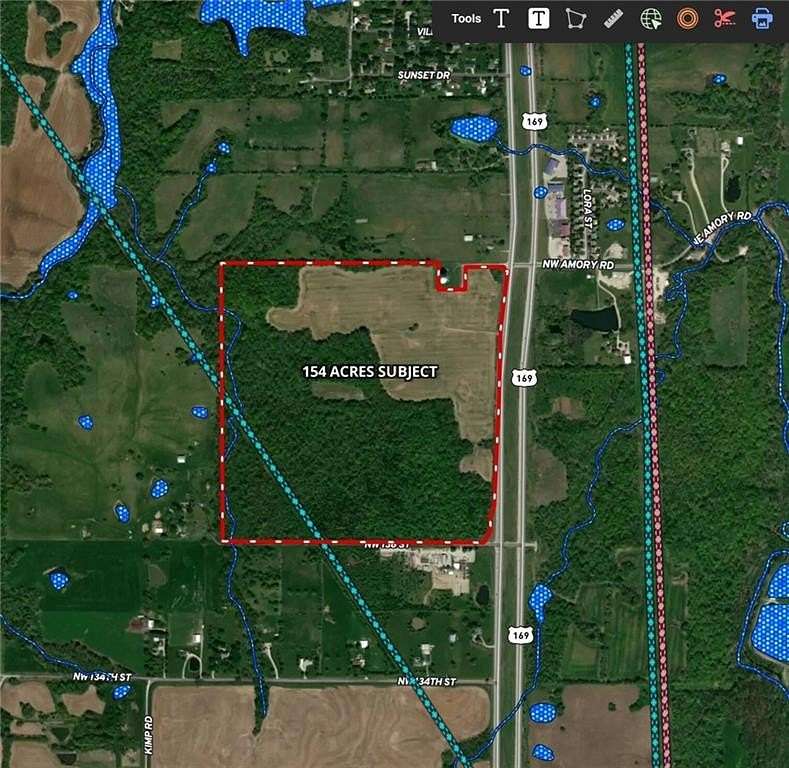 154 Acres of Mixed-Use Land for Sale in Smithville, Missouri