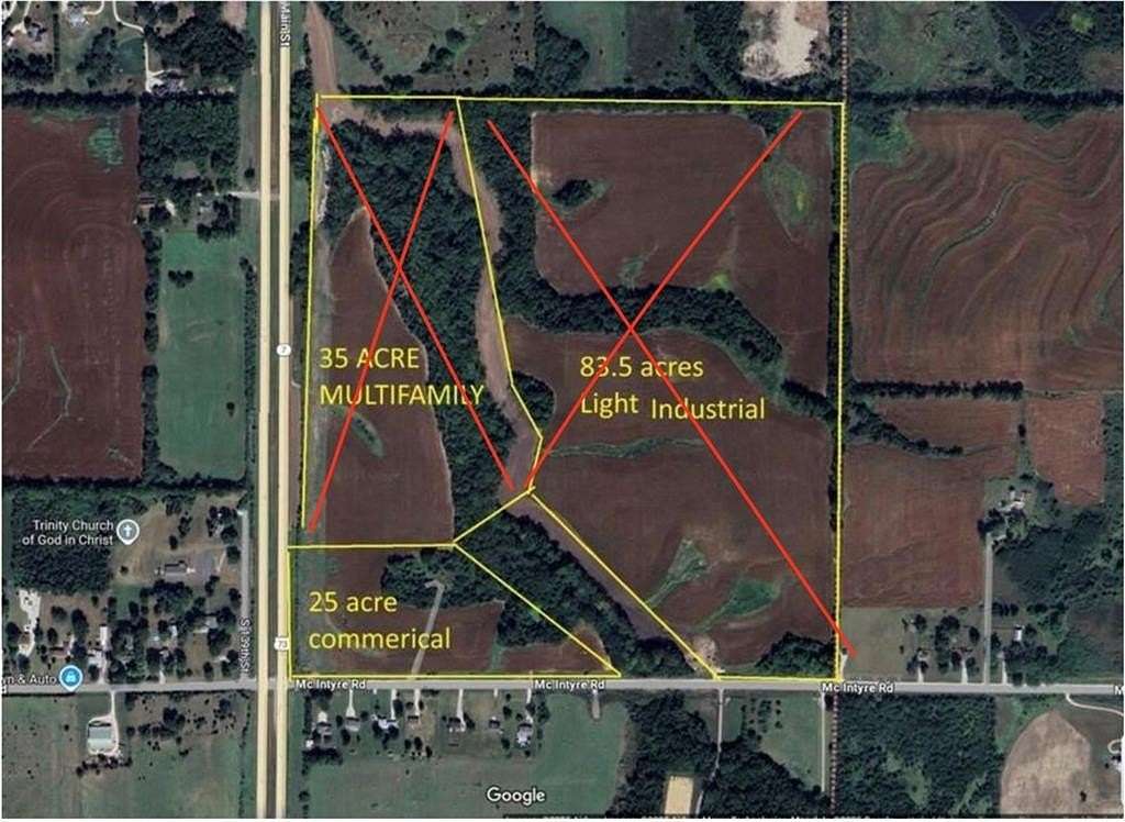 25 Acres of Mixed-Use Land for Sale in Leavenworth, Kansas