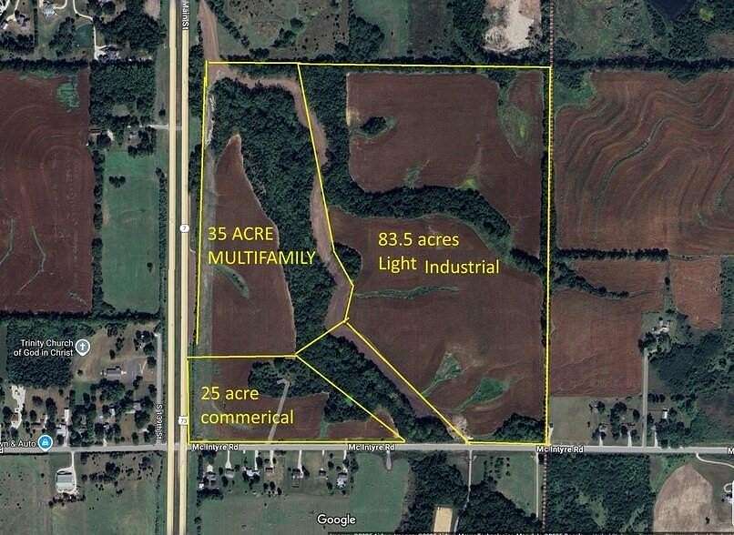 25 Acres of Mixed-Use Land for Sale in Leavenworth, Kansas