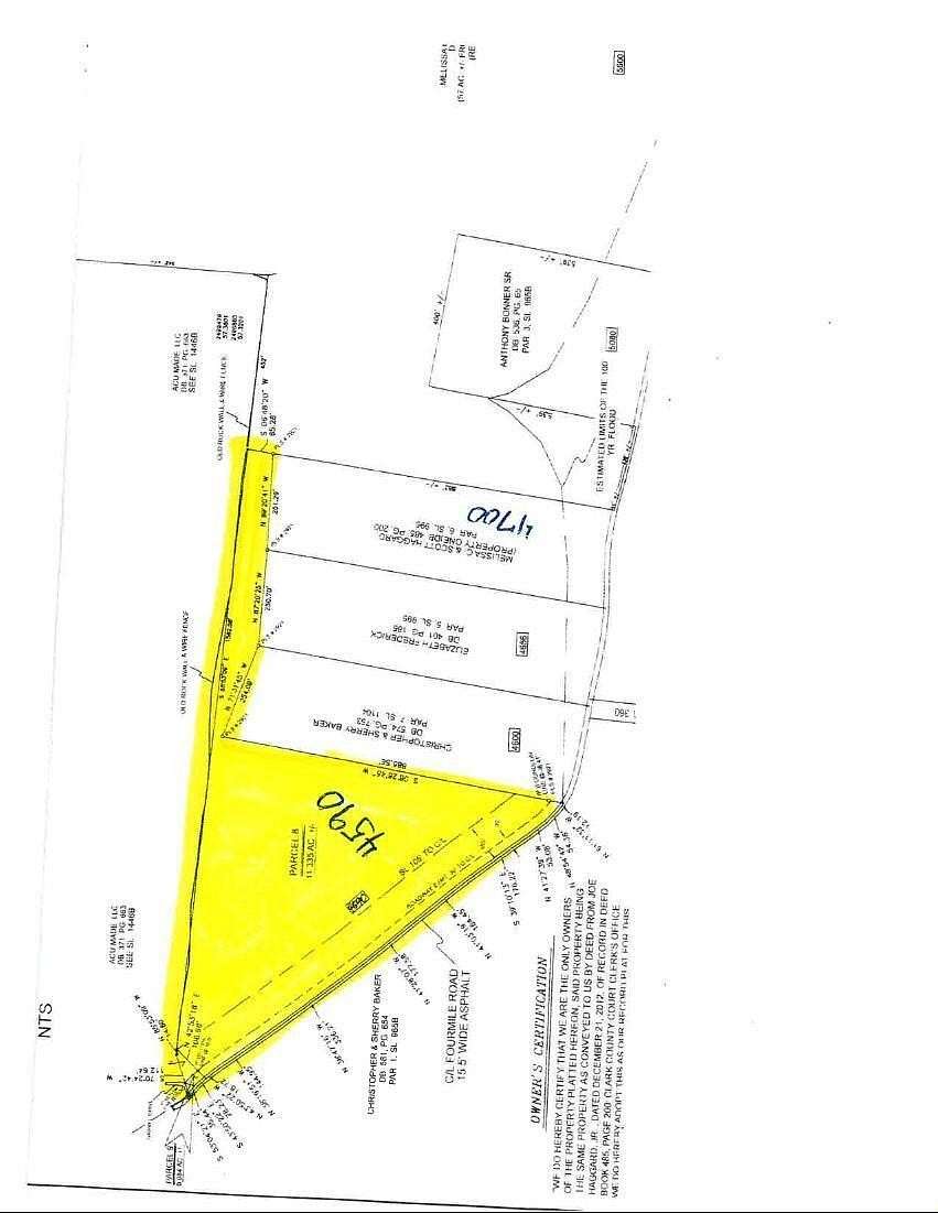 11.3 Acres of Land for Sale in Winchester, Kentucky