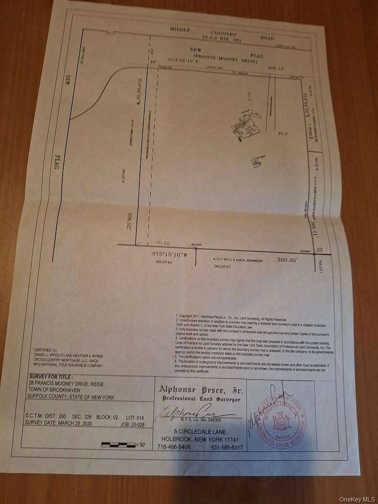 1 Acre of Residential Land for Sale in Ridge, New York