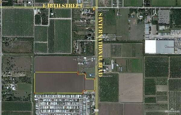 19.6 Acres of Mixed-Use Land for Sale in Weslaco, Texas