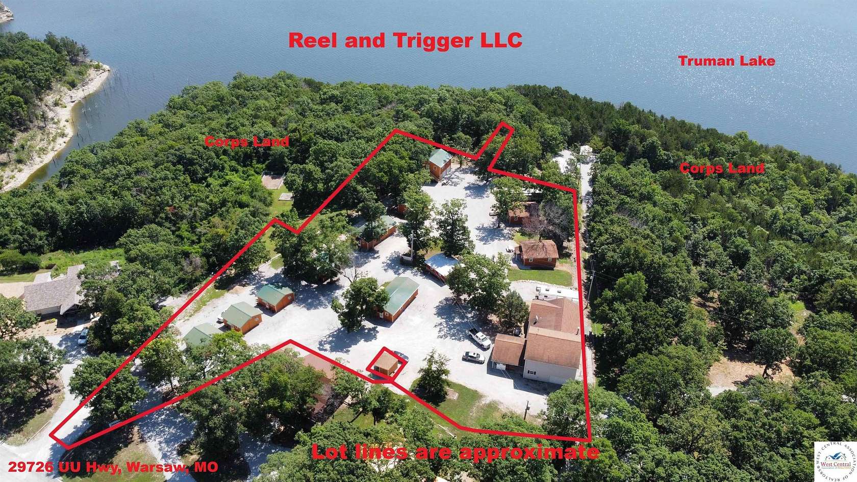 2 Acres of Commercial Land for Sale in Warsaw, Missouri