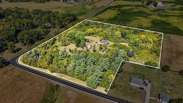 10.7 Acres of Land with Home for Auction in New Carlisle, Ohio