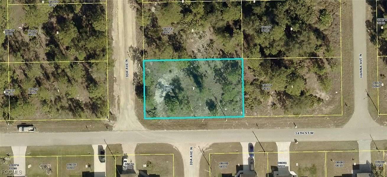 0.25 Acres of Residential Land for Sale in Lehigh Acres, Florida