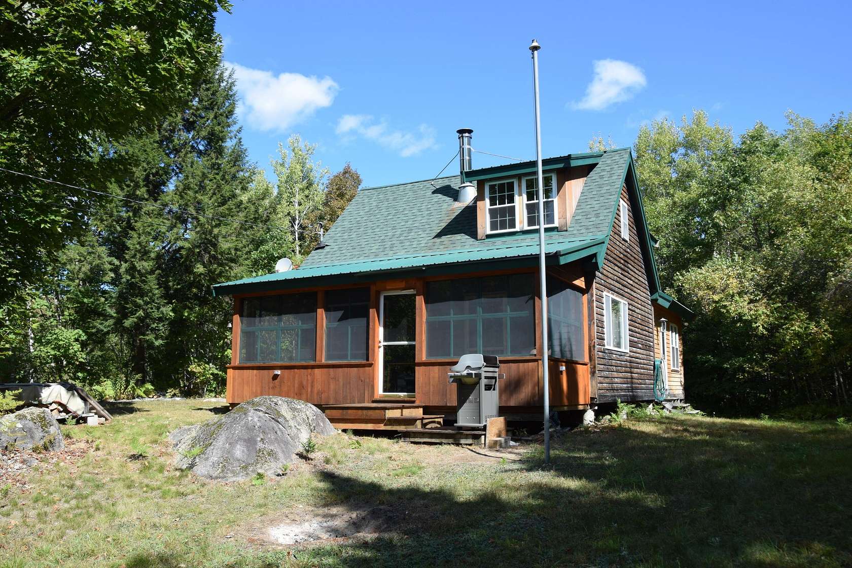 8.8 Acres of Residential Land with Home for Sale in Starks, Maine