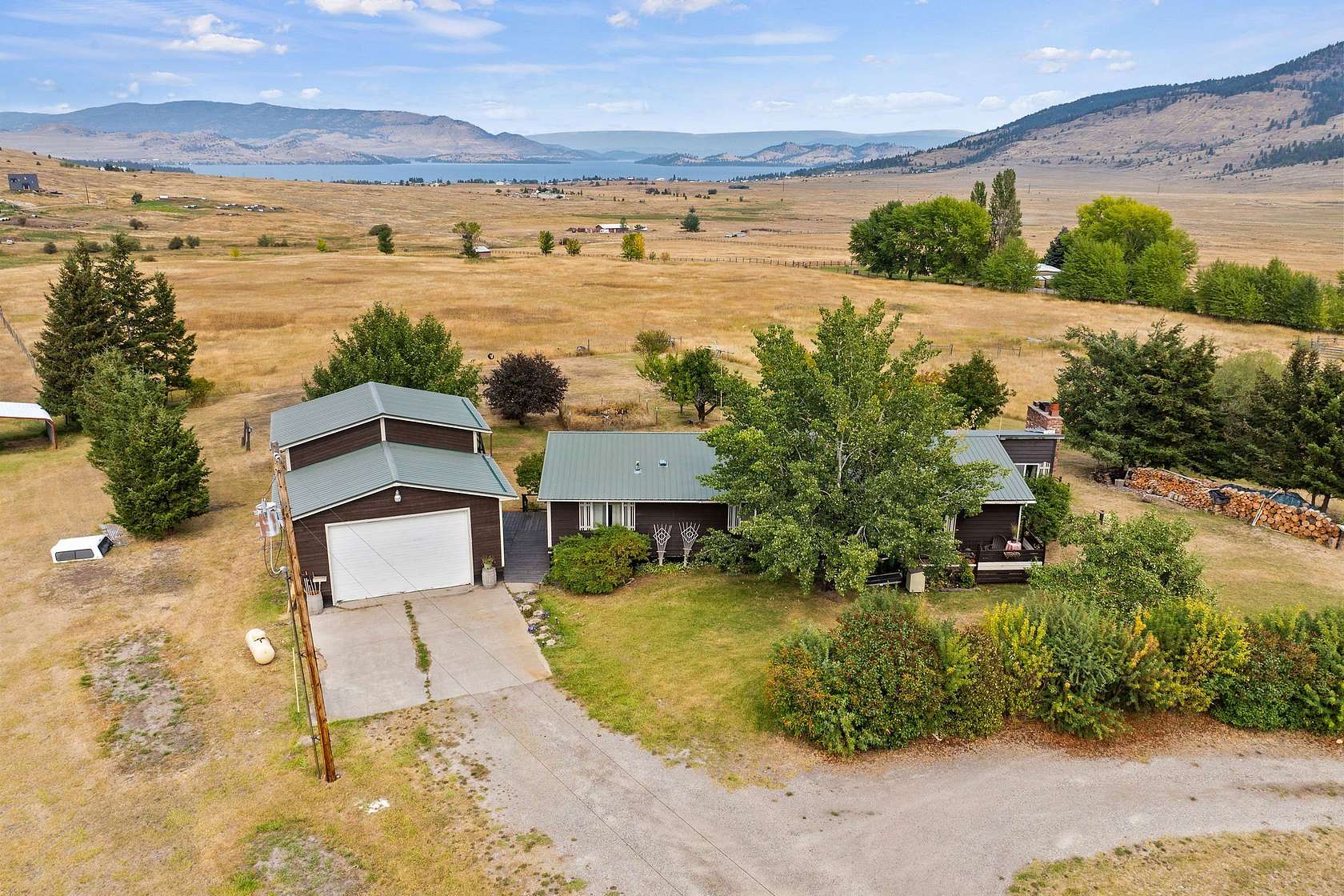 4.1 Acres of Residential Land with Home for Sale in Big Arm, Montana